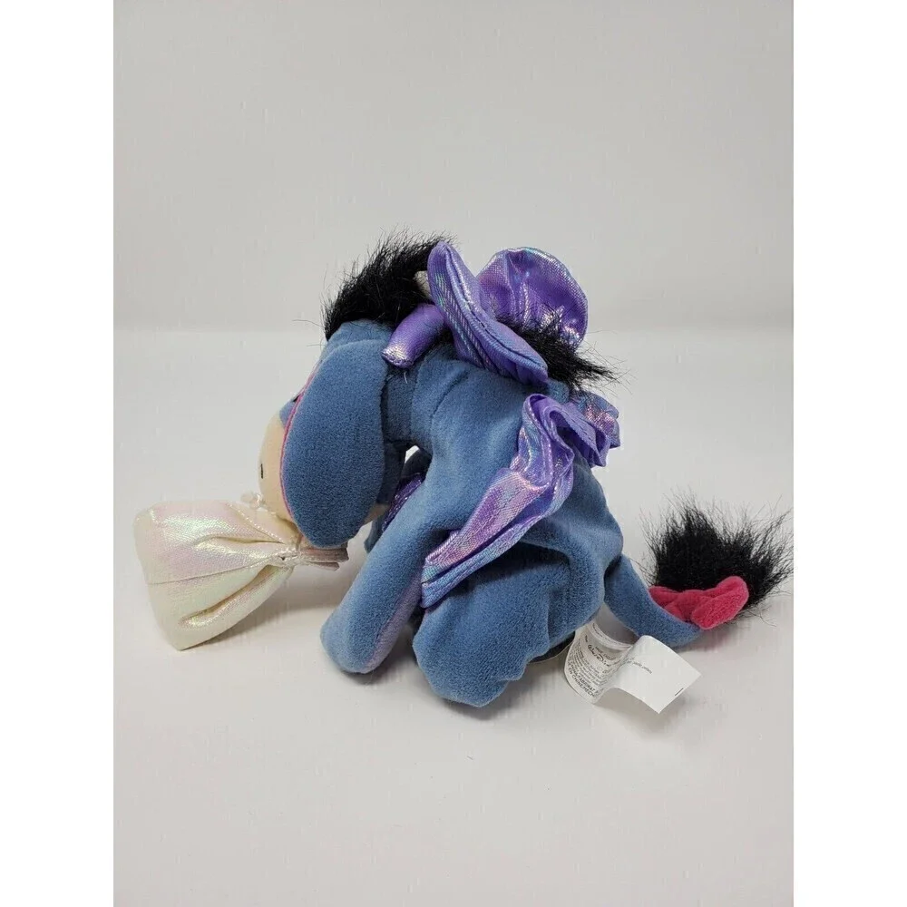 THE DISNEY STORE SUGAR PLUM FAIRY EEYORE BEAN BAG PLUSH TOY EXCLUSIVE RETIRED
